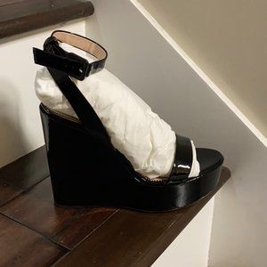 Giuseppe Zanotti Black Patent Wedges